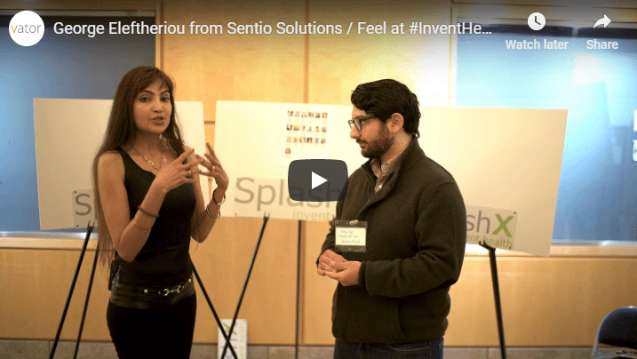 Reena interviews George Eleftheriou from Sentio Solutions at #InventHealth